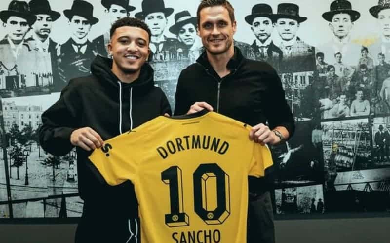 Jadon Sancho về lại Dortmund
